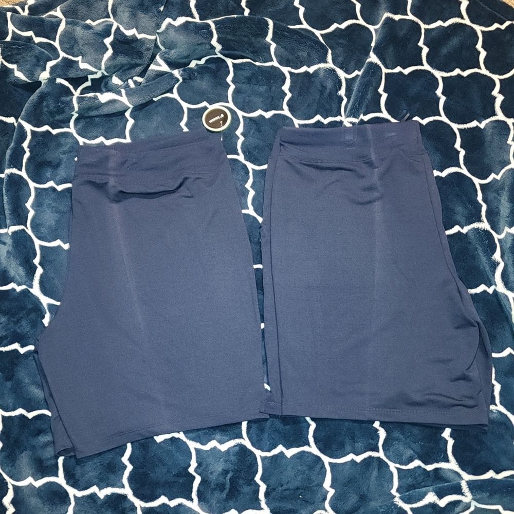 NWT Athletic Works Women's Bermuda Shorts 2-pack Size XXL